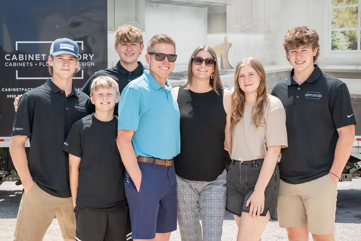 Family Photo, Paneling Factory Of Virginia DBA Cabinet Factory