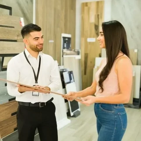 Flooring Showroom Help Square Square, Paneling Factory Of Virginia DBA Cabinet Factory